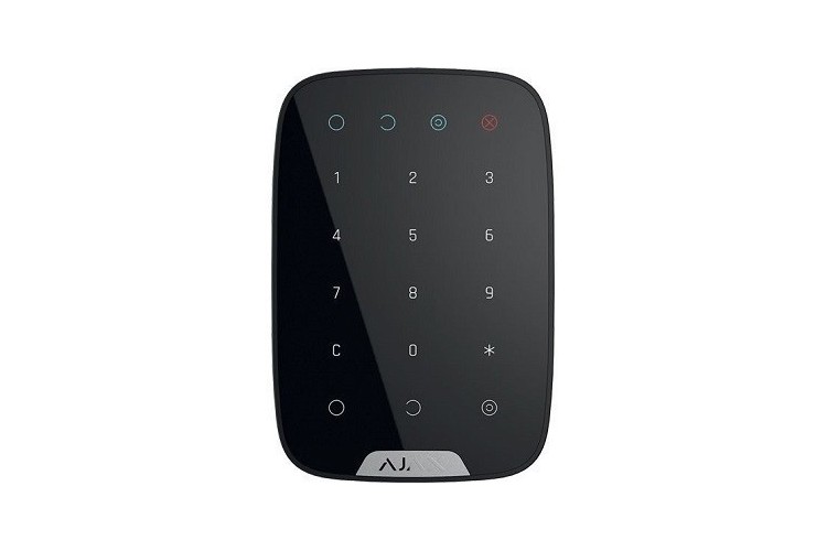 Tastiera touch senza fili Ajax Nera ordinabile previa verifica disponibilità